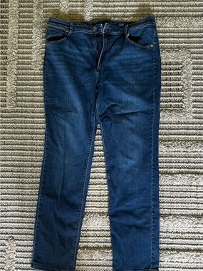 J. Jill High Rise Straight Leg Jeans size 14